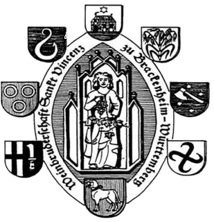 Wappen der Weinbruderschaft St. Vincenz Brackenheim